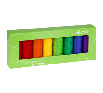 Silk Finish Mettler Cotton Thread - Summer Collection