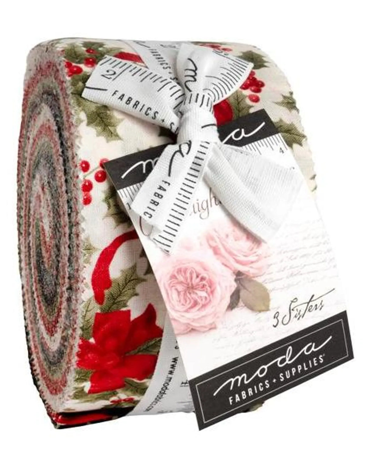 Candlelight Christmas Jelly Roll -by 3 Sisters for  Moda 44420JR