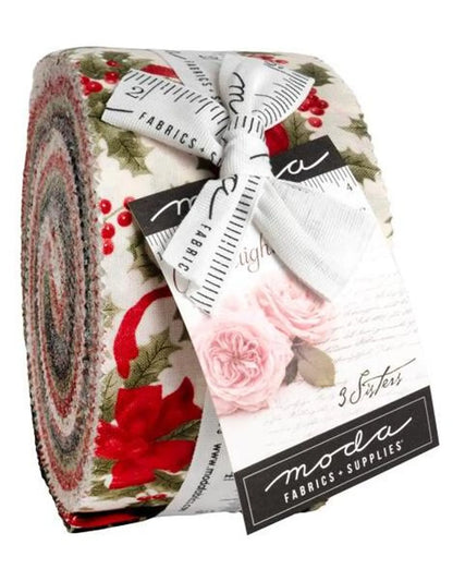 Candlelight Christmas Jelly Roll -by 3 Sisters for  Moda 44420JR