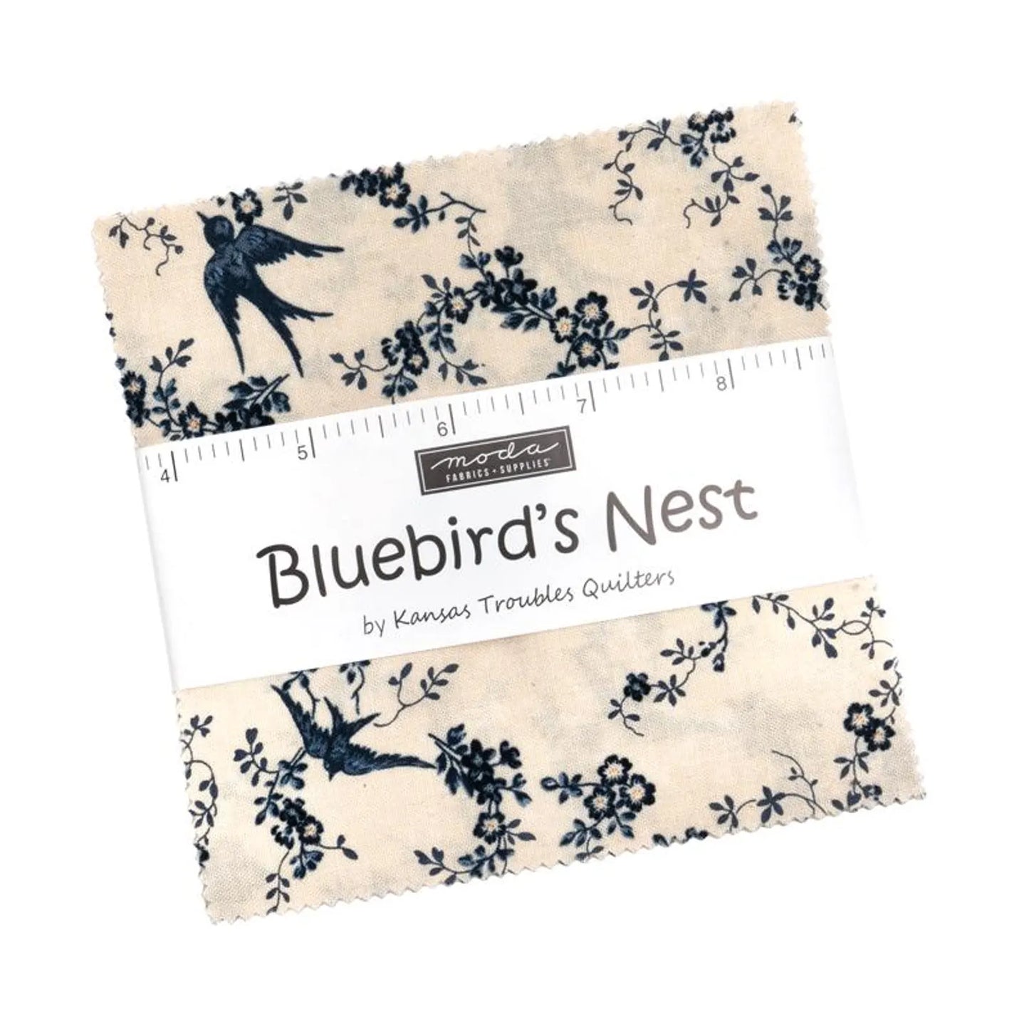 5" Charm Pack Bluebird's Nest by Kansas Troubles for Moda