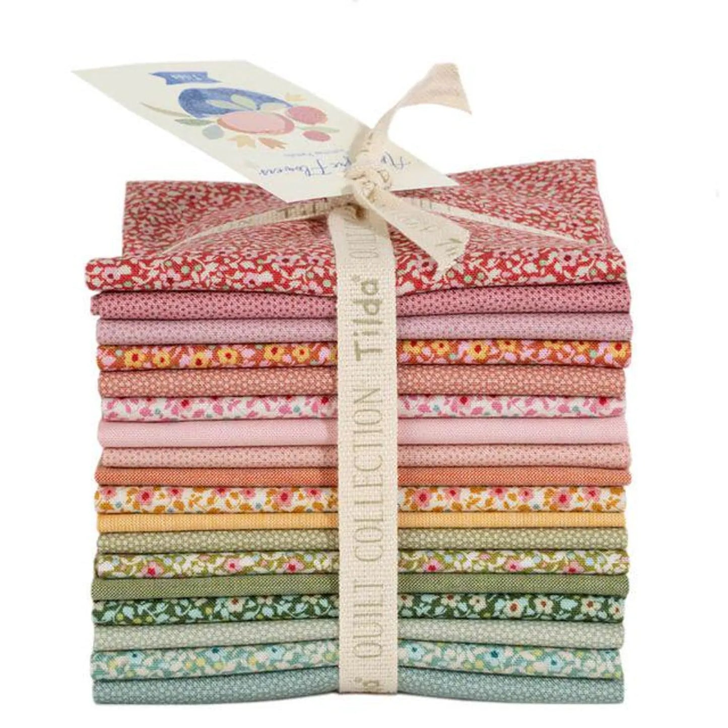 Fat Eighth Bundle - Tilda Something -Applique flowers