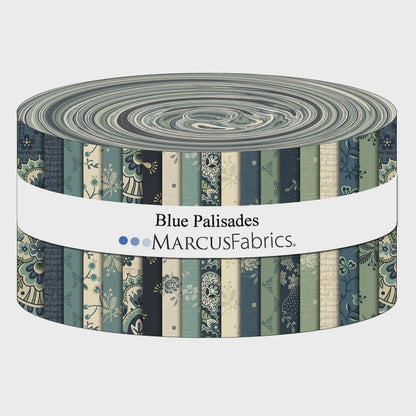 Blue Palisades by Paula Barnes for  Marcus Fabrics  -2-1/2in Strips