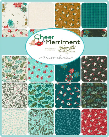 10" Layer Cake -Cheer and Merriment by Stephanie Sliwinski  for Moda - 42pcs 45530LC