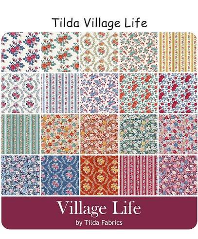 Village Life by Tilda -  5" Charm Pack
