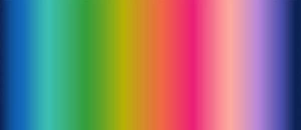 Bright Rainbow  by  Lewis and Irene - Ombre