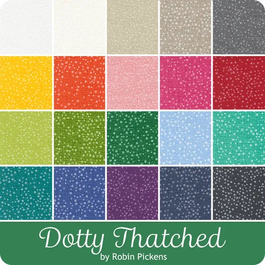 5" Charm Pack - Dotty Thatched from Moda