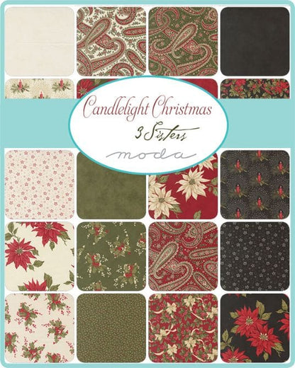 Fat Quarter Bundle -Candlelight by  Christmas by 3 Sisters for Moda 36pcs