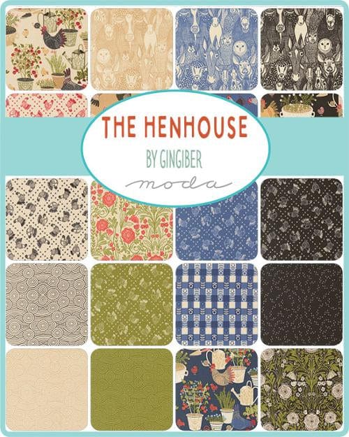The Henhouse  5" Charm Pack -  by Gingiber for Moda