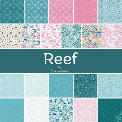 5"  Charm Pack - Reef byCorinne Wells for  Riley Blake