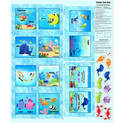 Soft Book Panel - Under the Sea  by Susy Bee