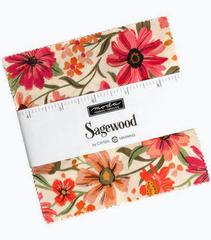 Sagewood by Crystal Manning 5" Charm Pack - for Moda
