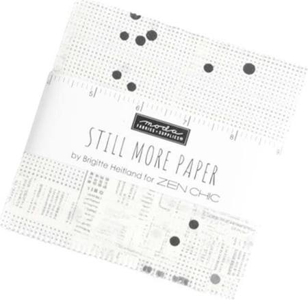 Still More Paper   5" Charm Pack -  by Brigitte Heitland of Zen Chic for Moda Reduced