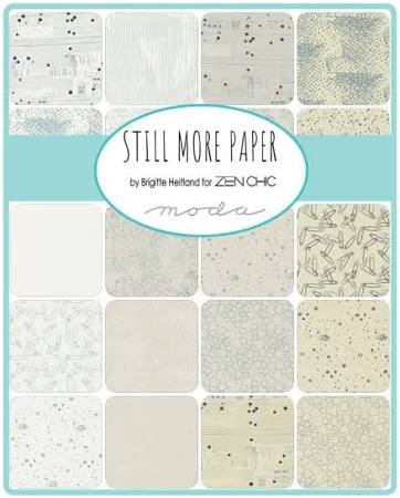 Still More Paper   5" Charm Pack -  by Brigitte Heitland of Zen Chic for Moda Reduced