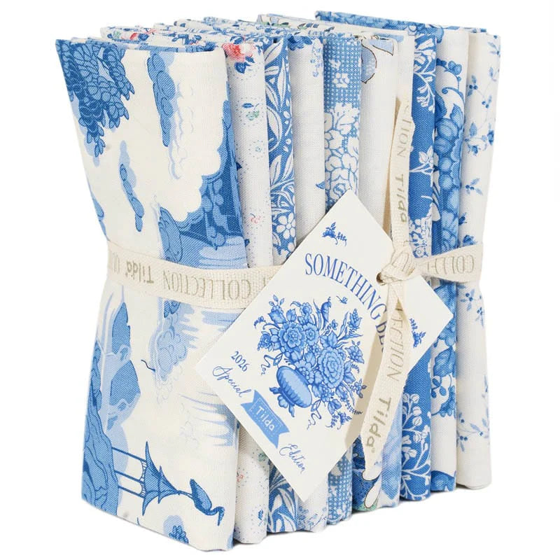 Fat Quarter Bundle - Tilda Something Blue. Light