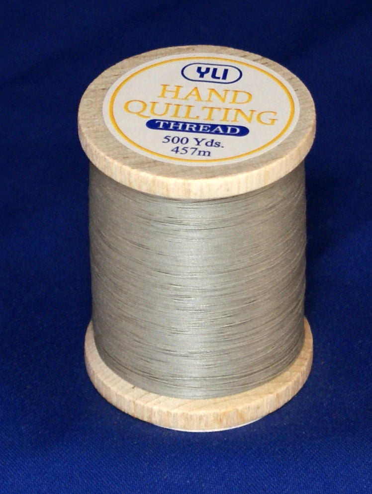 YLI  Cotton Hand Quilting Thread - Grey- 500yds 211-05-011