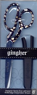 Gingher Designer Series EVE Left Handed Knife-edge Dressmaker Shears 8"