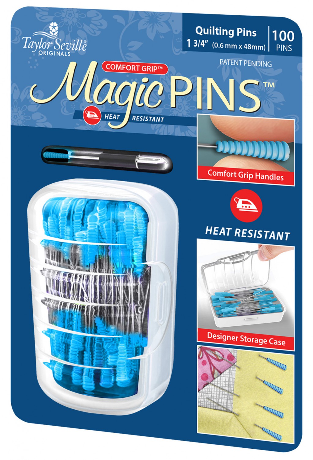 Magic Pins by Taylor Seville - Quilting Pins Regular (0.6mm x 46mm)