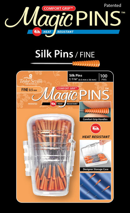 Magic Pins by Taylor Seville - Silk Fine (0.5mm x 36mm)