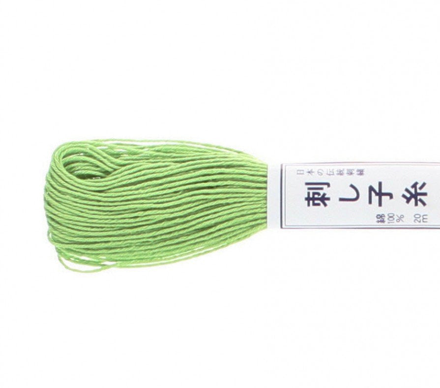 Sashiko Thread Yellowish Green-6