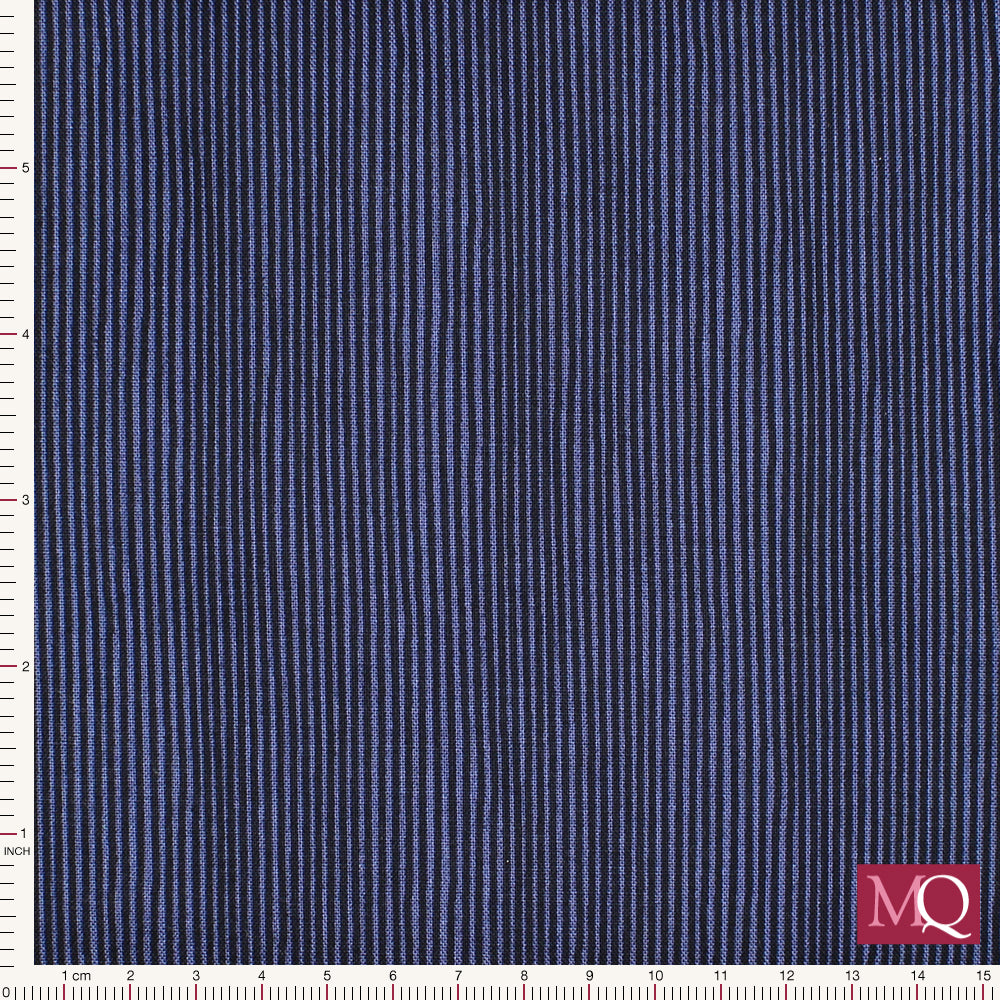 Quilters Basic from Stof Fabrics Blue Stripe