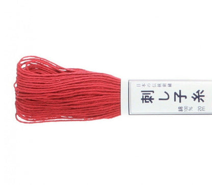 Sashiko Thread Rose Red-12