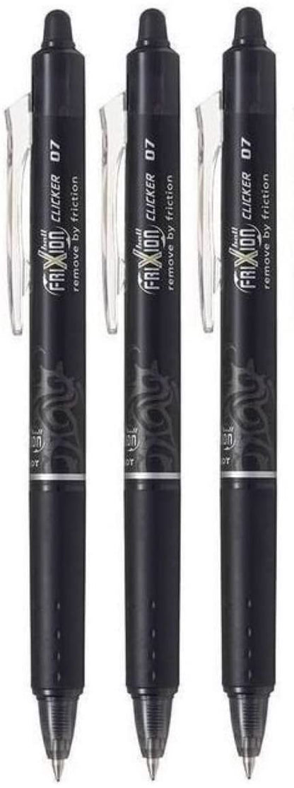 Frixion Pen - Black, Purple, Turquoise, Red and Green