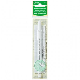 Clover White Marking Pen (Fine)