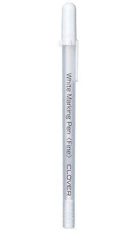 Clover White Marking Pen (Fine)