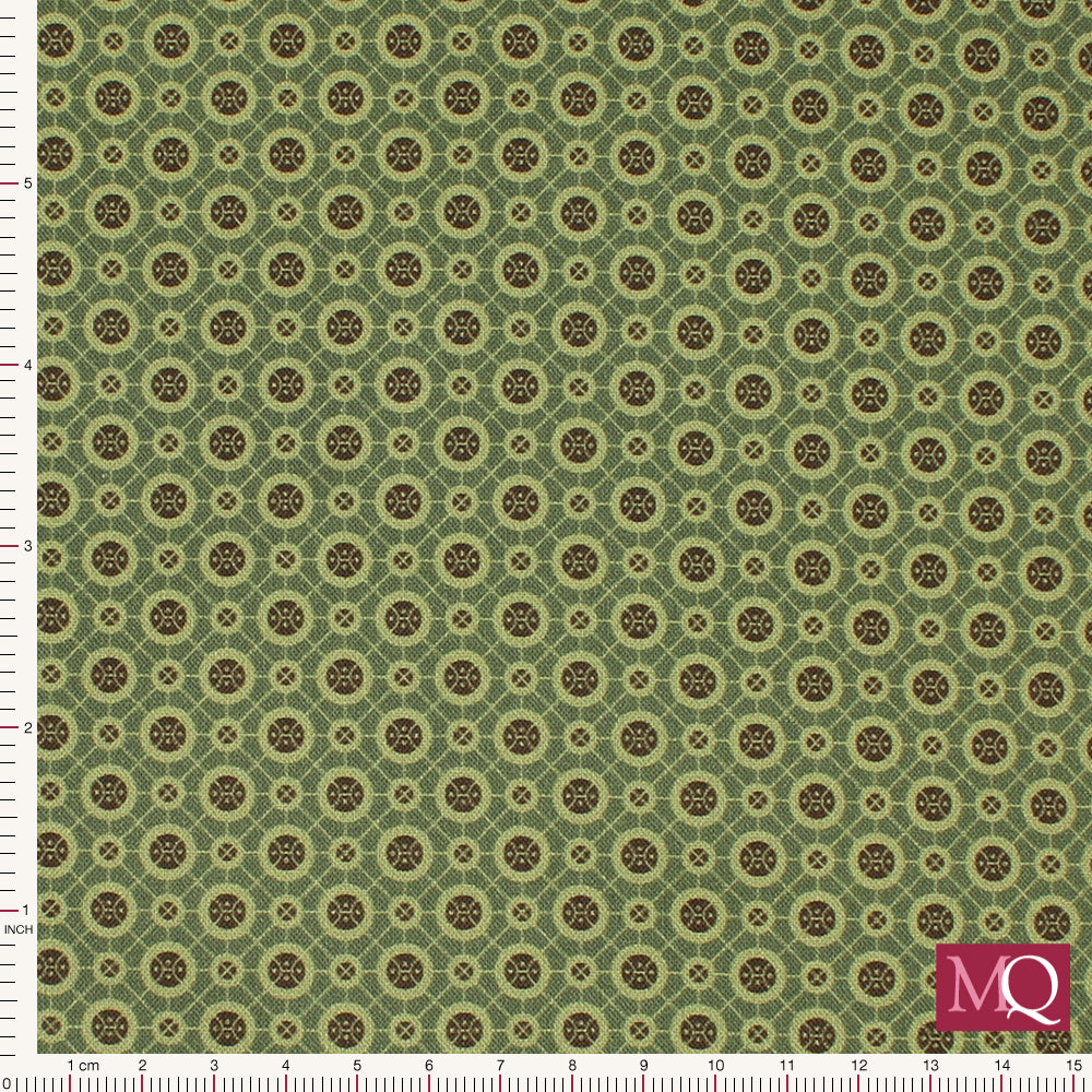 Traveler by Jeanne Horton for Windham Fabrics - Roundabout Kale