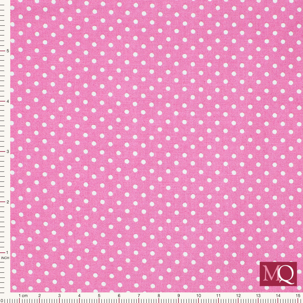 Makower Spot - Candy Pink 830-P65-£10/metre