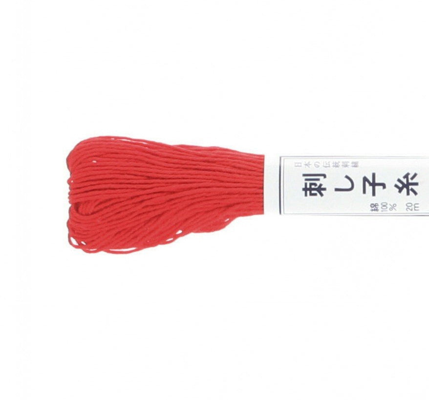 Sashiko Thread in Red - 15