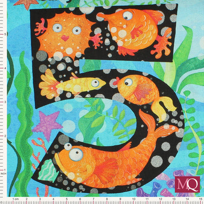 Soft Book Panel - ABC-123 by Bonnie Lemaire for Northcott - Numbers