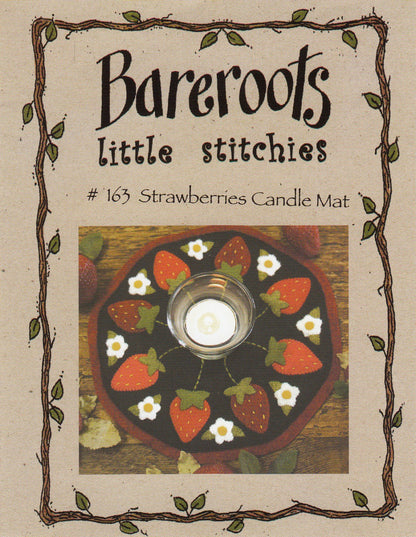 Candle Mat Kit from Bareroots - Strawberries