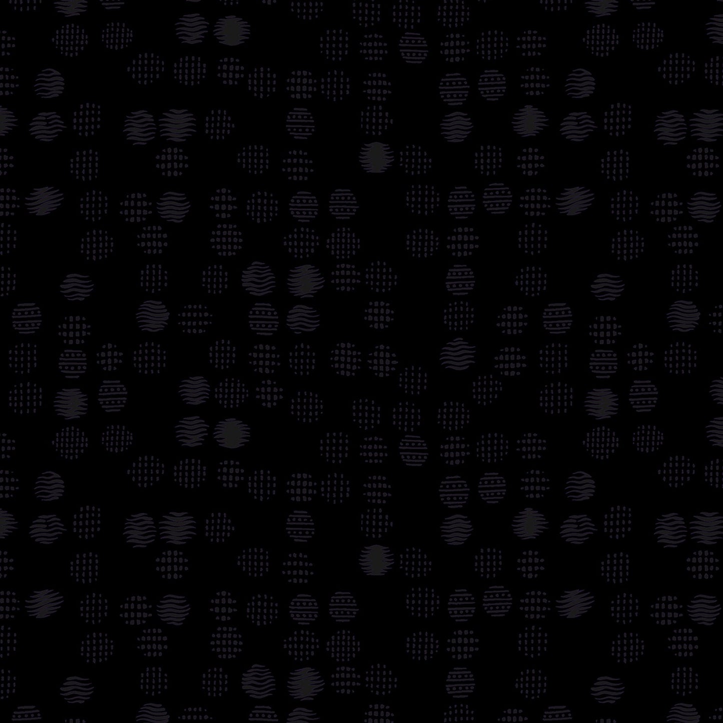 Black Textured Dots  by Timeless Treasures - Black Hue-C7105