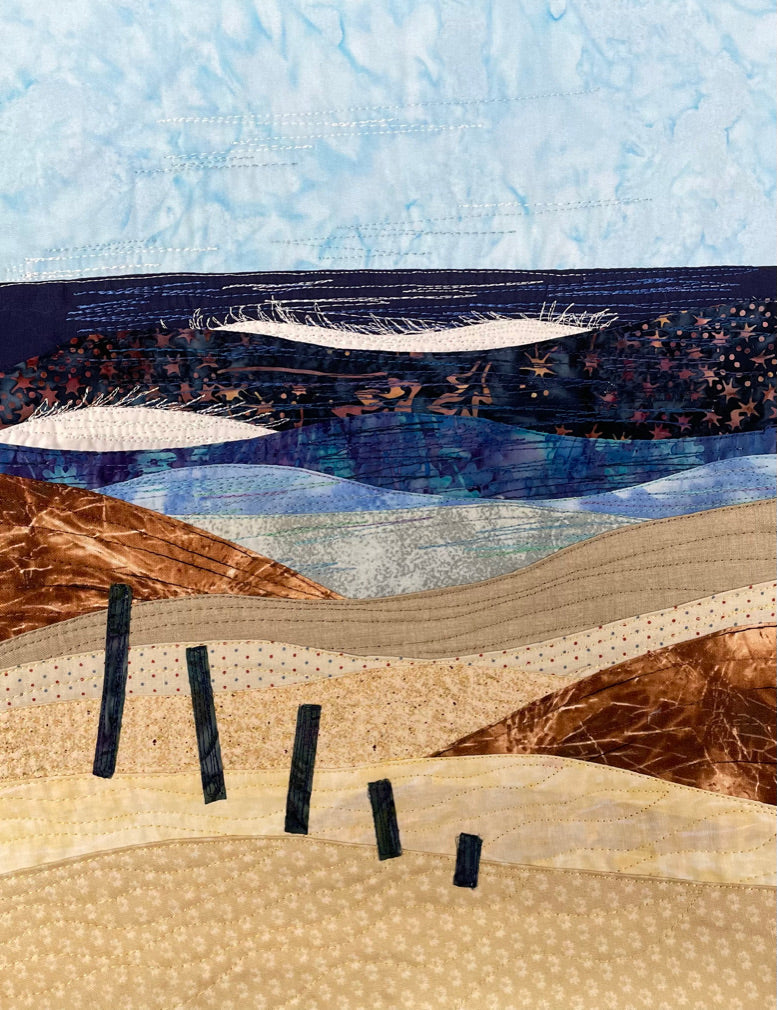 07/10/23 - Landscape/Seascape with Trease Lane - *Suitable for Beginners Plus (Sewing machine required) - 10am to 4pm