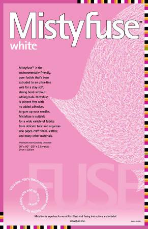MistyFuse White 20"x90" # EAWF01 £8.99