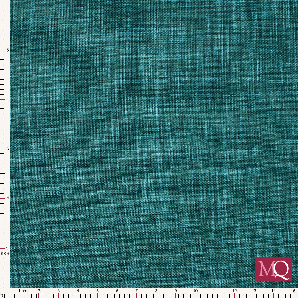 Colour Weave by P & B Textiles - Dark Turquoise CWE4-204-DT - £1.10/10cm