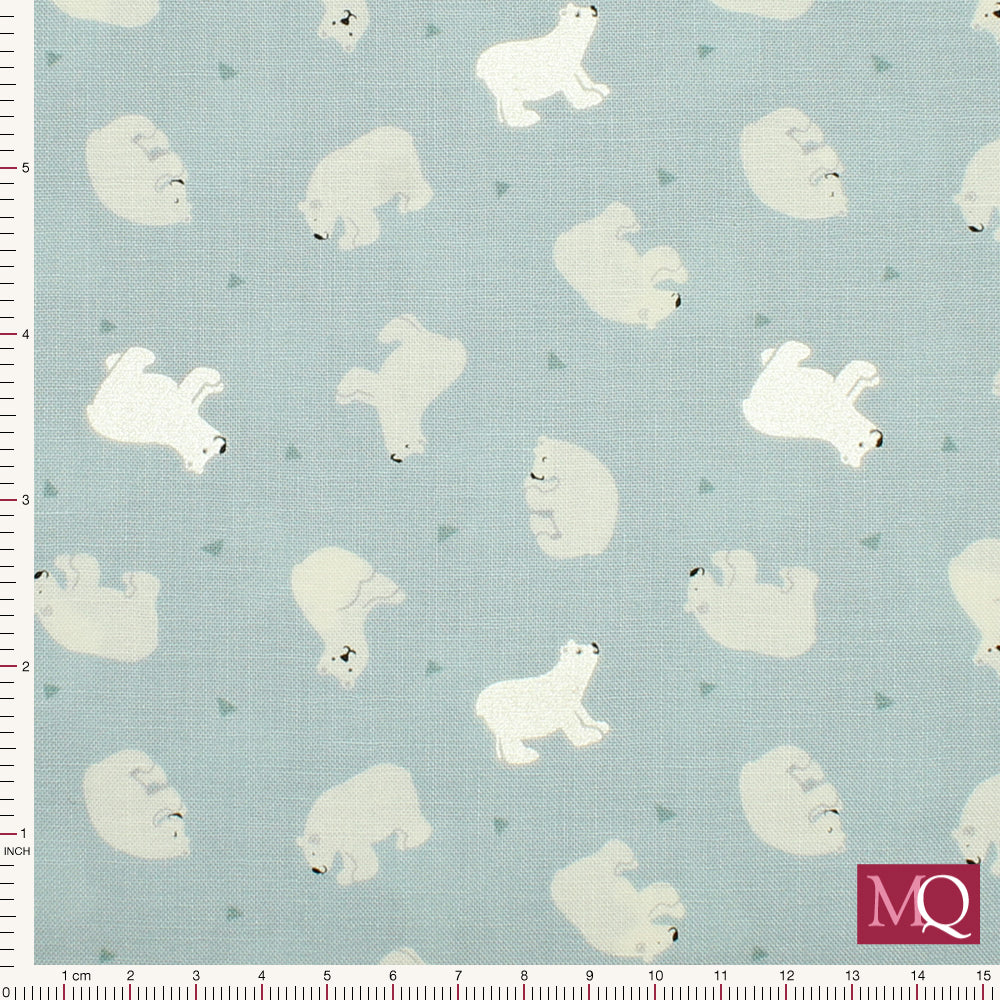 Small Things Polar Animals by Lewis and Irene Polar Bear SM46-1 £1.30/10cm