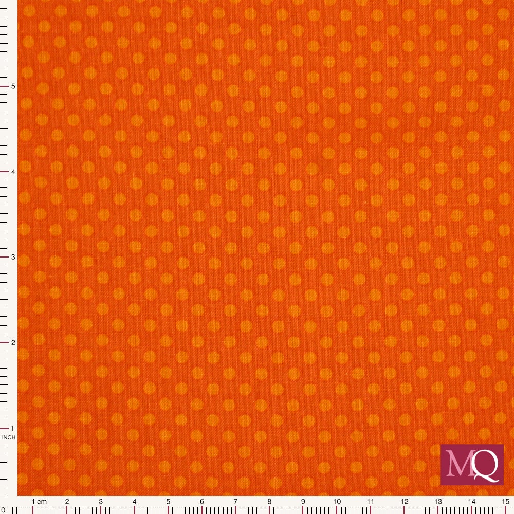 Orange HC Tonal Dot by Emma and Mila for Camelot Fabrics