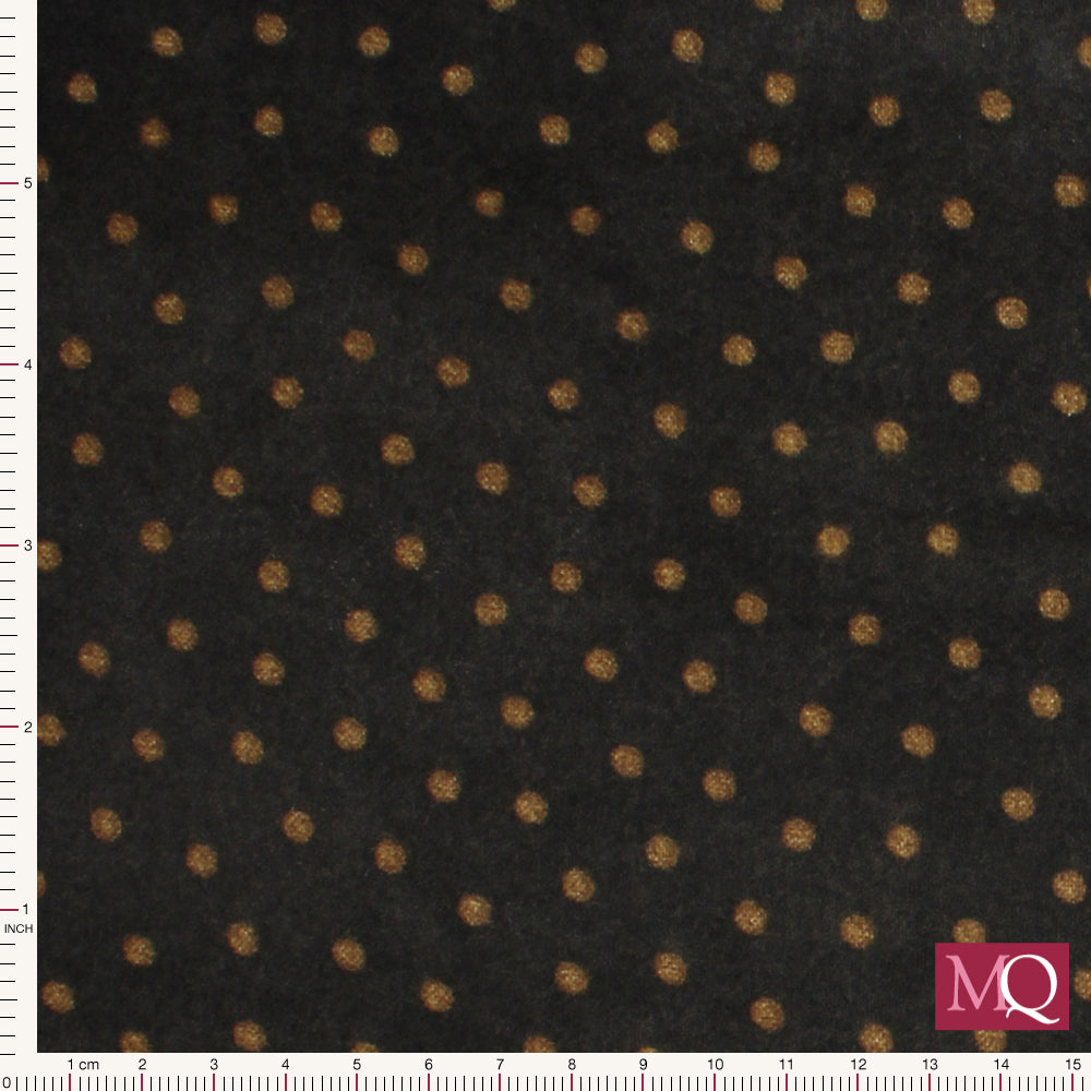 Woolies Flannel by Maywood Studios - Dots MASF18506-JA - £1.50/10cm