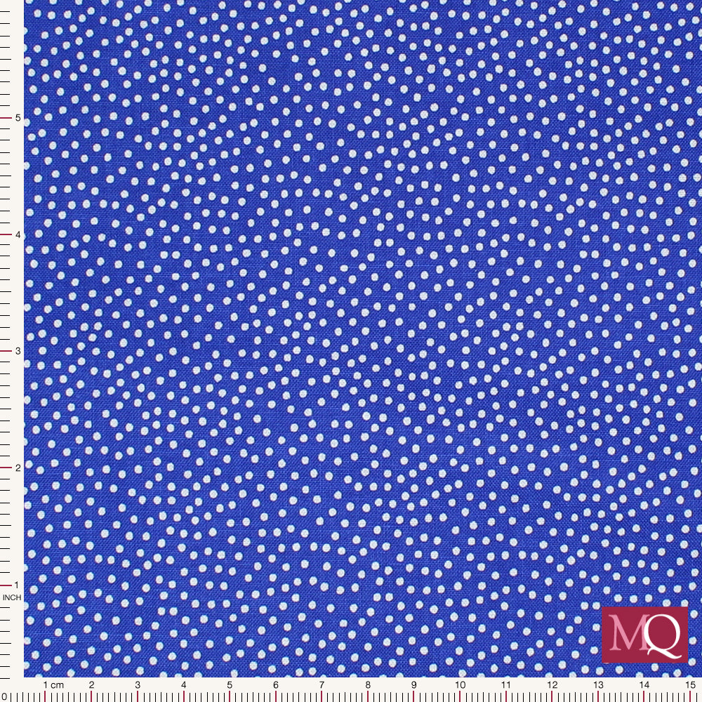 Garden Pindot  by Michael Miller CX1065/COBA-D- Blue -Remnant