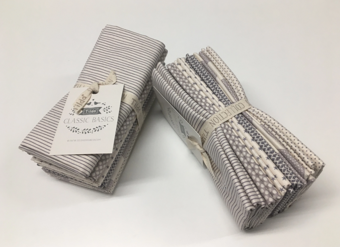 Fat Quarter Bundle - Classic Basics from Tilda - Grey