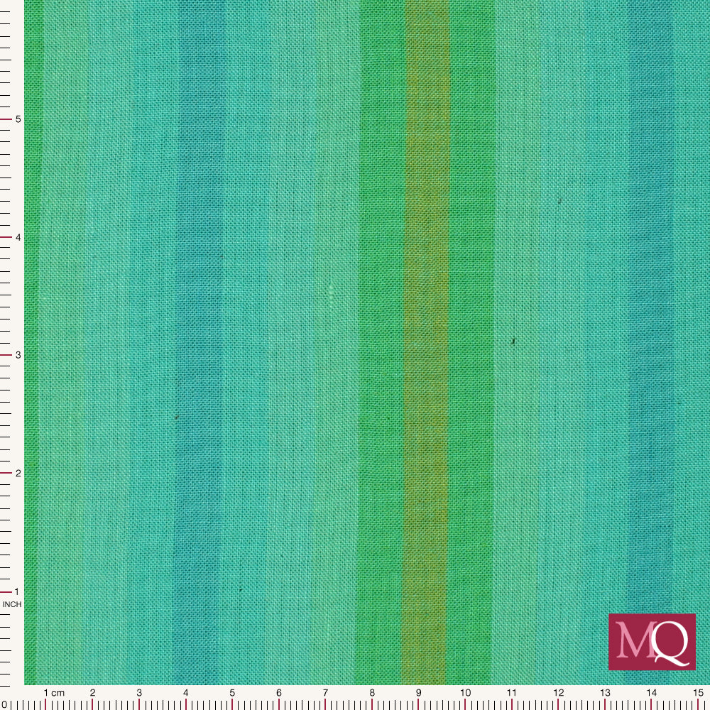 Kaleidoscope by Alison Glass - Stripe Teal 9540-T - £14/metre