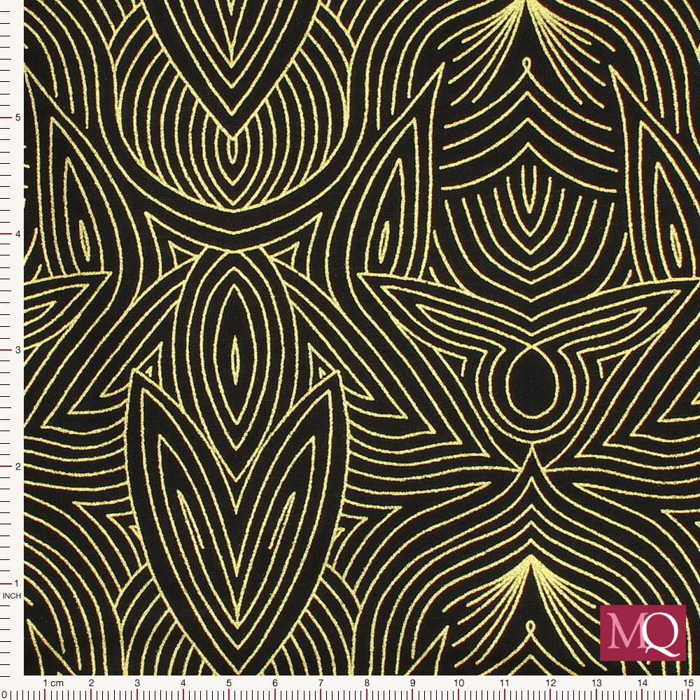 Dwell in Possibility by Gingiber for Moda - Nouveau Night 48316-34M £15/metre