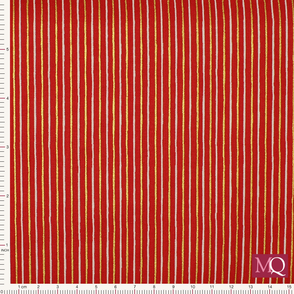 Christmas Scandi 2022 by Makower - Red Stripe