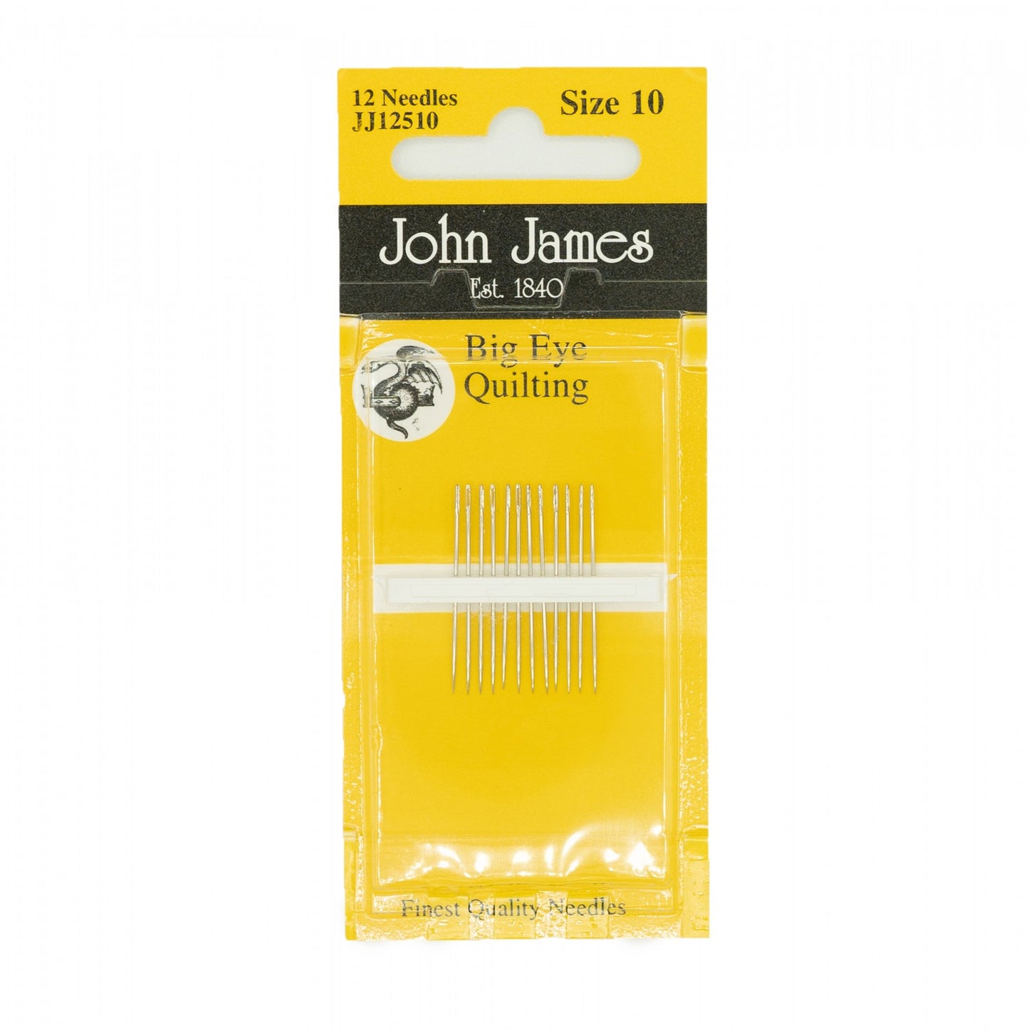 John James  Big Eye Quilting Needles Size 10 10ct