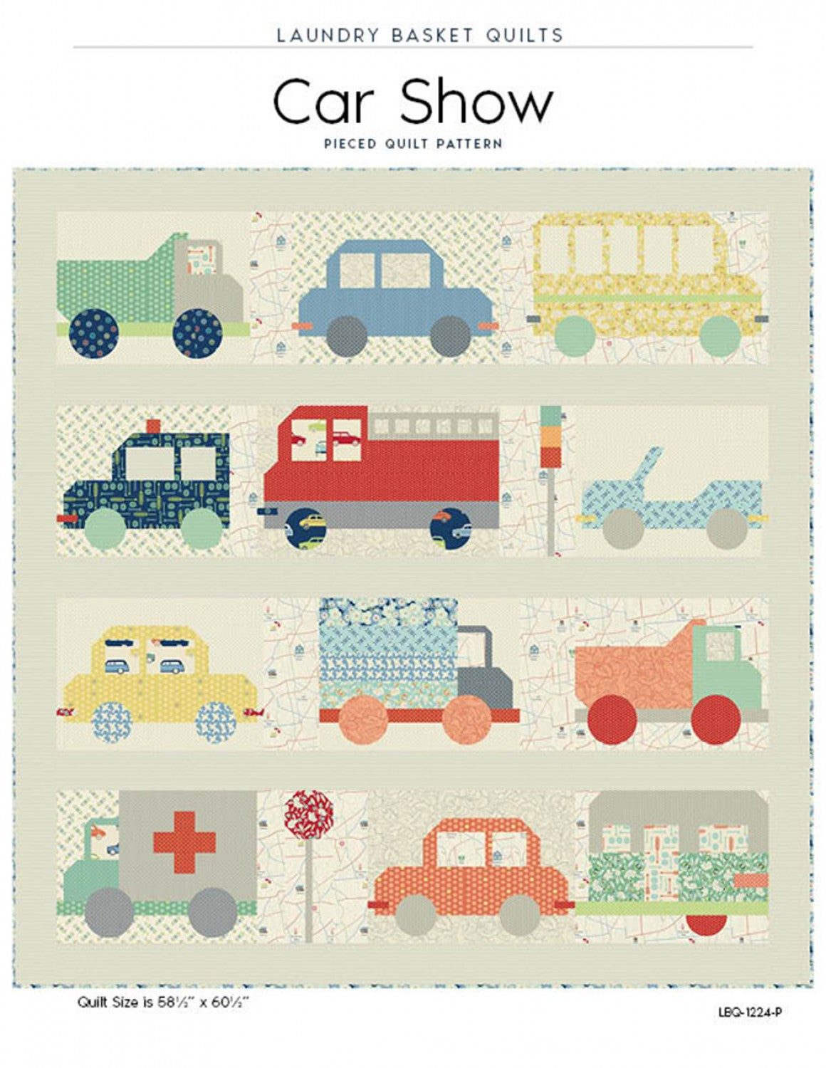 Car Show Quilt Pattern by Edyta Sitar of Laundry Basket Quilts