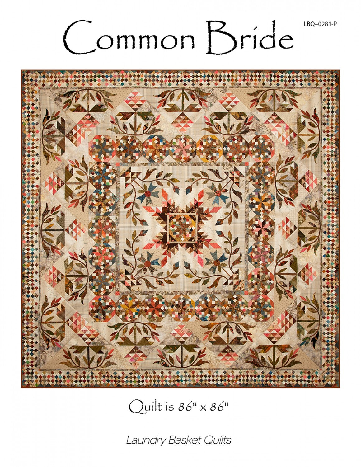 Common Bride Quilt Pattern by Edyta Sitar of Laundry Basket Quilts