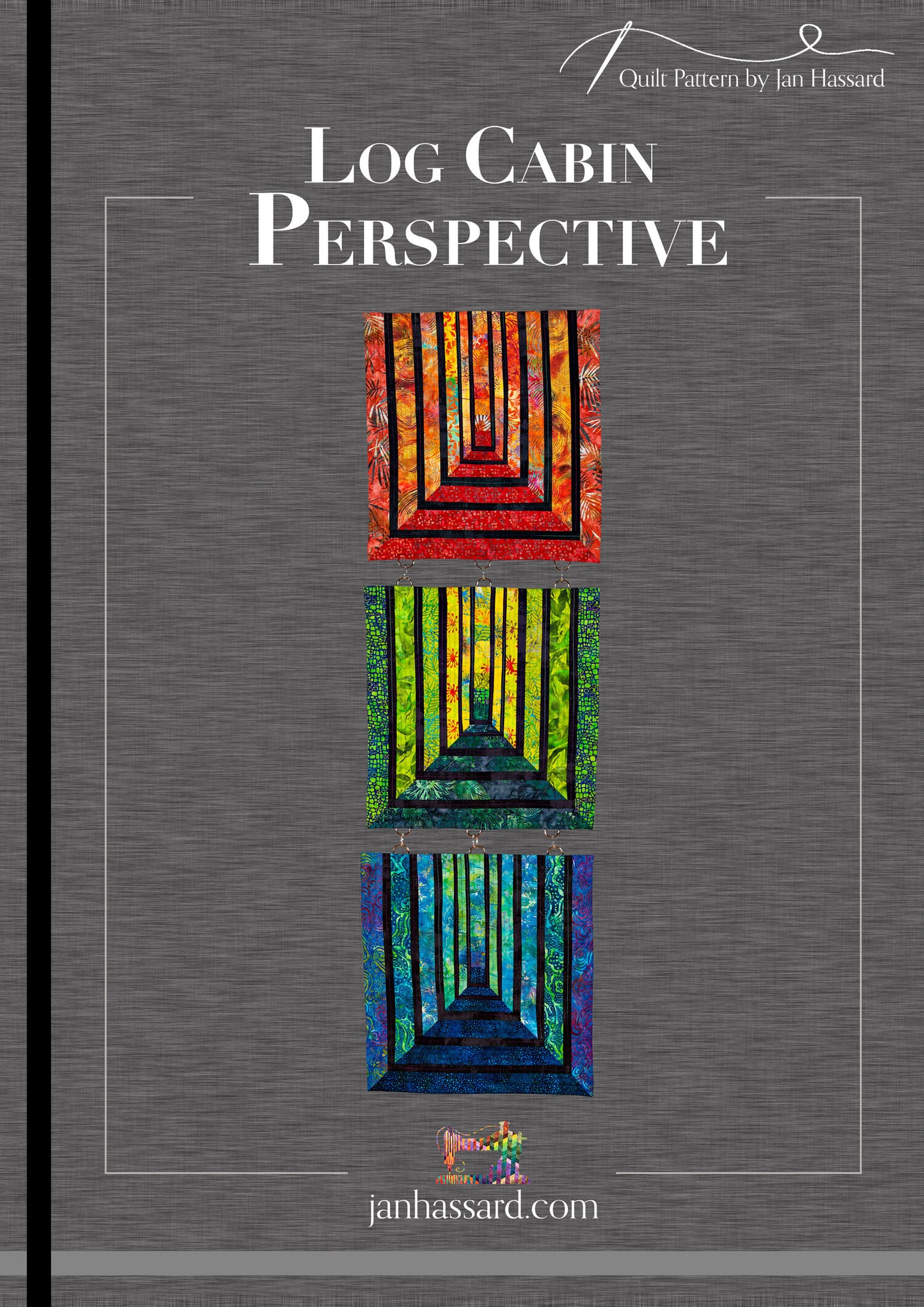 Jan Hassard's Patterns Log Cabin Perspective (Printed A4 Pattern Booklet)