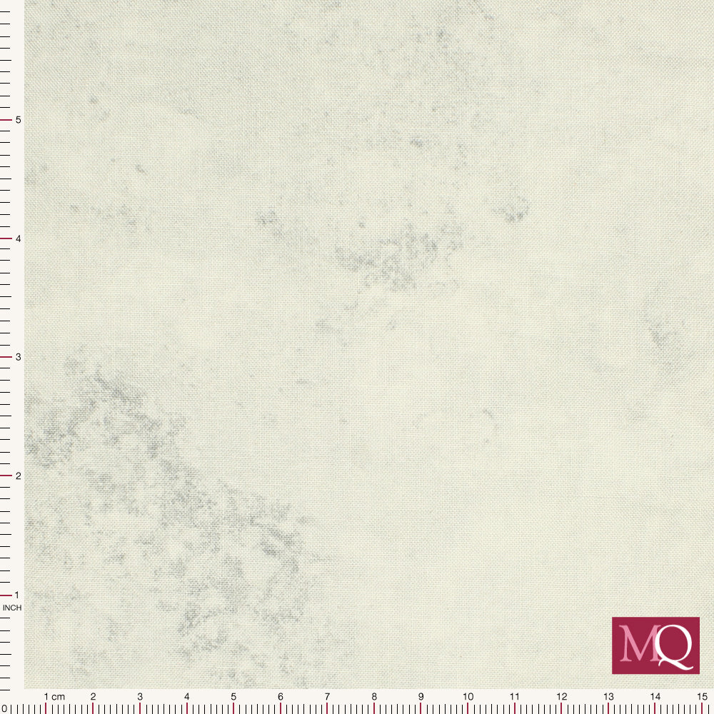 Cotton quilting fabric with subtle marble texture in pale greys